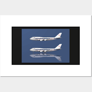 Thai Airways 747-4D7  Retro Livery Posters and Art